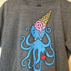 Mark Hoppus Blink 182 Octopus Ice Cream Cone Shirt Large HMNIM Cherry Band BG20