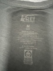 REI Co-Op 1938 Rainbow Graphic Tee Sage Green Men’s Medium