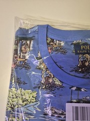 Polo Ralph Lauren Blue Polo Bear Paris Graphic T-Shirt Size 2XB New With Tag