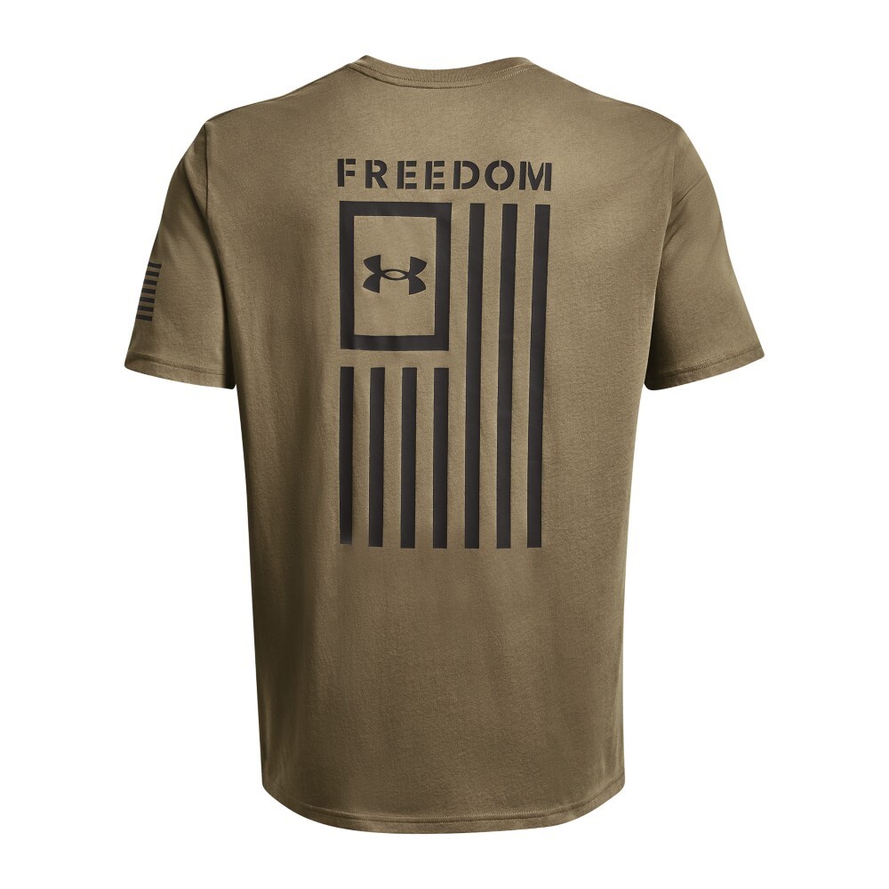 Under Armour 1370810 Men Green UA Freedom Flag T-Shirt Short Sleeve Tee 4XL NEW
