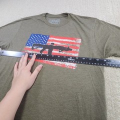 Black Rifle Coffee Company Shirt Men Medium Stretch Quick Dry Military Green USA