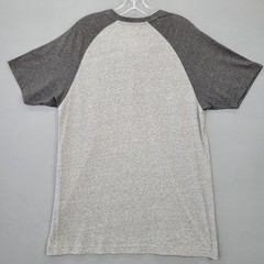 Colosseum Gray Iowa Hawkeyes Henley Tee Shirt Two-Tone Collegiate Men Size Large