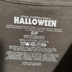 John Carpenters Halloween Shirt Mens Small Short Sleeve Crew Neck Graphic