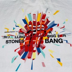2006 ROLLING STONES GEOMETRY ASYMMETRIC LOGO BIGGER BANG TEE