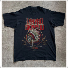 Lynyrd Skynyrd T-Shirt, Southern Rock Band Unisex Black T-shirt, Size S-5XL