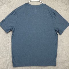 Skechers Shirt Adult XL Navy Blue Workout Gym Exercise T-Shirt Short Sleeve Mens