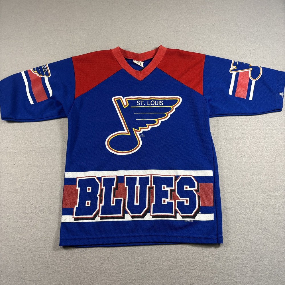 NHL St. Louis Blues Jersey Men’s Blue Vintage Y2K