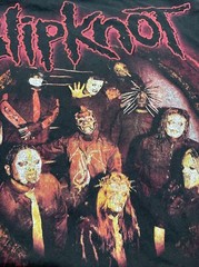 VINTAGE 2001 Slipknot T Shirt Adult Large Black Y2k Band Rock Metal Hanes Heavy