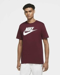 Nike Men’s Athletic Wear Short Sleeve Logo Swoosh Printed Gym Active T-Shirt