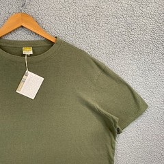 ONNO T-Shirt Men’s Olive Green XXL Hemp Organic Cotton Sustainable Crew Neck NWT