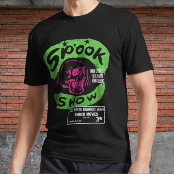 8MM Spook Show Active Logo T-Shirt Funny Size S to 5XL