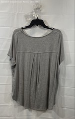 Philosophy Women’s Tee T-Shirt Gray Heather High-Low Scoop Neck NWT Sz 1X