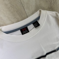 NWT Emergency Exit Men’s M White/Blue/Black Colorblock Logo Cotton Long Sleeve
