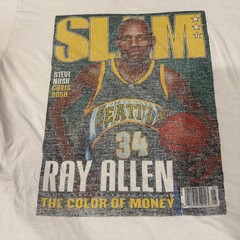 Mitchell and Ness Ray Allen Slam Cover Magazine Tee – Men’s Large – EUC