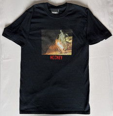 Hockey Eyes Without A Face T Shirt Mens Small Black Graphic Skate Tee NWOT