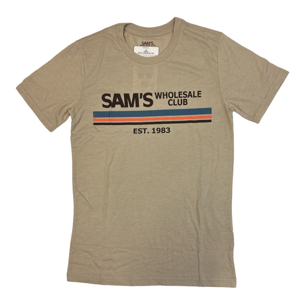 Sam’s Wholesale Club Unisex Adult Graphic Print Short Sleeve Crewneck T-Shirt