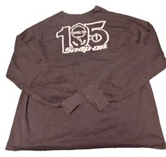 Snap-on 105th Anniversary Work Shirt Mens XXL Black/White 1920-2025 Long Sleeve