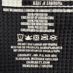 Carhartt Shirt Mens Medium Black Force Base Layer Waffle Thermal Long Sleeve