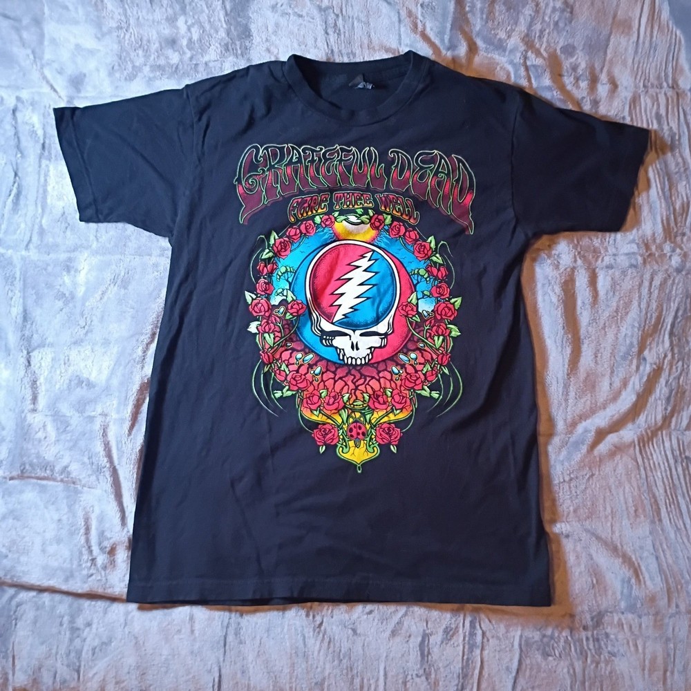 Grateful Dead Fare Thee Well 50th Anniversary Shirt Tultex Black Medium Mens