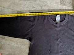 Vintage Carhartt K56 Black Waffle Knit Thermal Shirt Mens L Made In USA Workwear