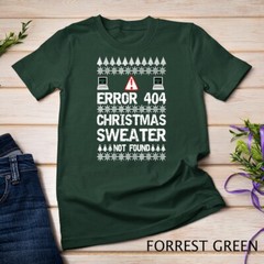 Error 404 Sweater Not Found Computer Christmas T-Shirt Unisex T-shirt