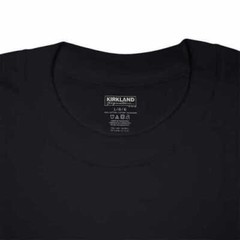 Kirkland Signature Men’s 6-pack Black White 100% Cotton Crew Neck T-shirt