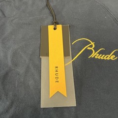 RHUDE Embroidered raglan-sleeve T-shirt Blue Size XL