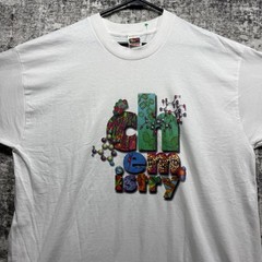 Vtg National Chemistry Week Shirt XL Science Scientist Grunge Colorful Graphic