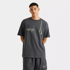 Men’s Nike Sportswear Max90 Swoosh Sport T-Shirt – Gray Volt HQ9262 060