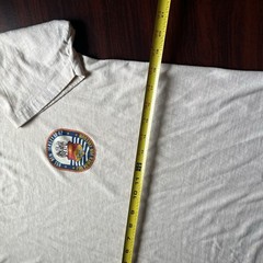 Vintage USS New Jersey T Shirt Paper Thin USA Made Size Large