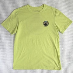 Patagonia Men’s Green Graphic Logo Crew Neck Short Sleeve Cotton/Poly Knit M