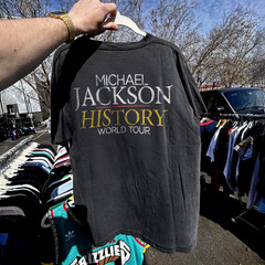 1994 Michael Jackson ‘History World Tour’ Washed T-Shirt Black L