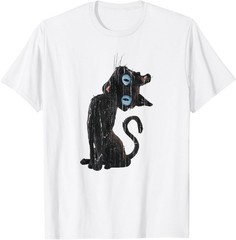 Coraline Cat, Creepy Cat, Cute Cat Meme T-Shirt