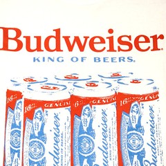 BUDWEISER SIX PACK BEER T SHIRT MENS XL TALL XLT WHITE PULLOVER BUD CERVEZA NWT