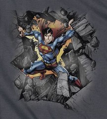 Superman “Break On Through” T-Shirt – Regular or Tank – to 5X