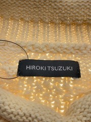 Other Brands: HIROKI TSUZUKI Knit Sweater (Thick) FREE Cotton Beige Solid Color