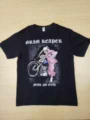 Grim Reaper T-Shirt Medium “Fear No Evil” Steve Grimmett R.I.P.