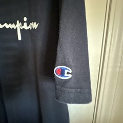 Champion Vtg Classic Jersey Script T-Shirt for Men , Size XL – Navy/White…