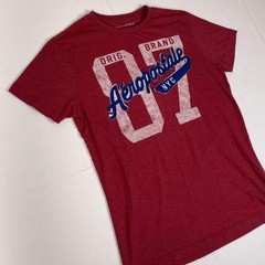 Aeropostale 87 graphic tee red Size M