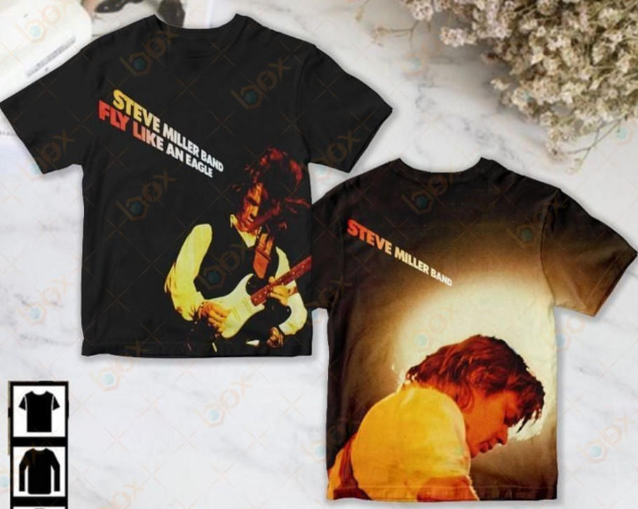 Fly Like an Eagle Album Steve Miller Band 3D AOP T-Shirt GE701