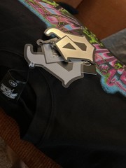 Evil Vice Lightning Skull Tee Black/Pink/Green/Blue Multi-Color Size 2X