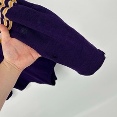 VTG 20s 30s Purple O’Shea Knitting Mills Wool Button Crotch Football Jersey 42