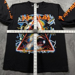 Vintage The Roxx Shirt Mens Large Black Def Leppard Hysteria Rock Band Cotton