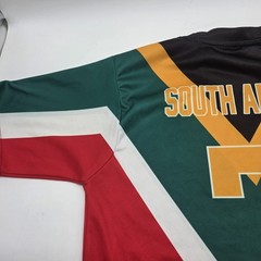 SOUTH AFRICA Flag Shirt Coat Of Arms Men’s Small Sport Vintage Jersey Full Print