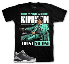 Sneaker Tees To Match Jordan 3 Green Glow Shoes – Trust issues Shirt