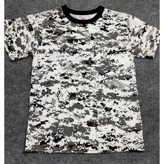 Rothco Mens Digital Camo T-Shirt White Gray Black Tactical Pixelated Size M