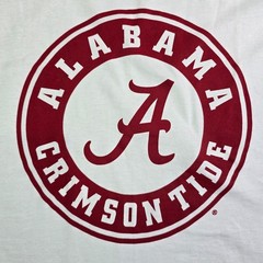 Alabama Crimson Tide T-Shirt Mens Medium White NCAA Gameday Tee MV Sport New