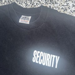 PRO5 SUPER HEAVY WEIGHT T-SHIRT BLACK TEE Security Work Shirt Or Costume L (44)