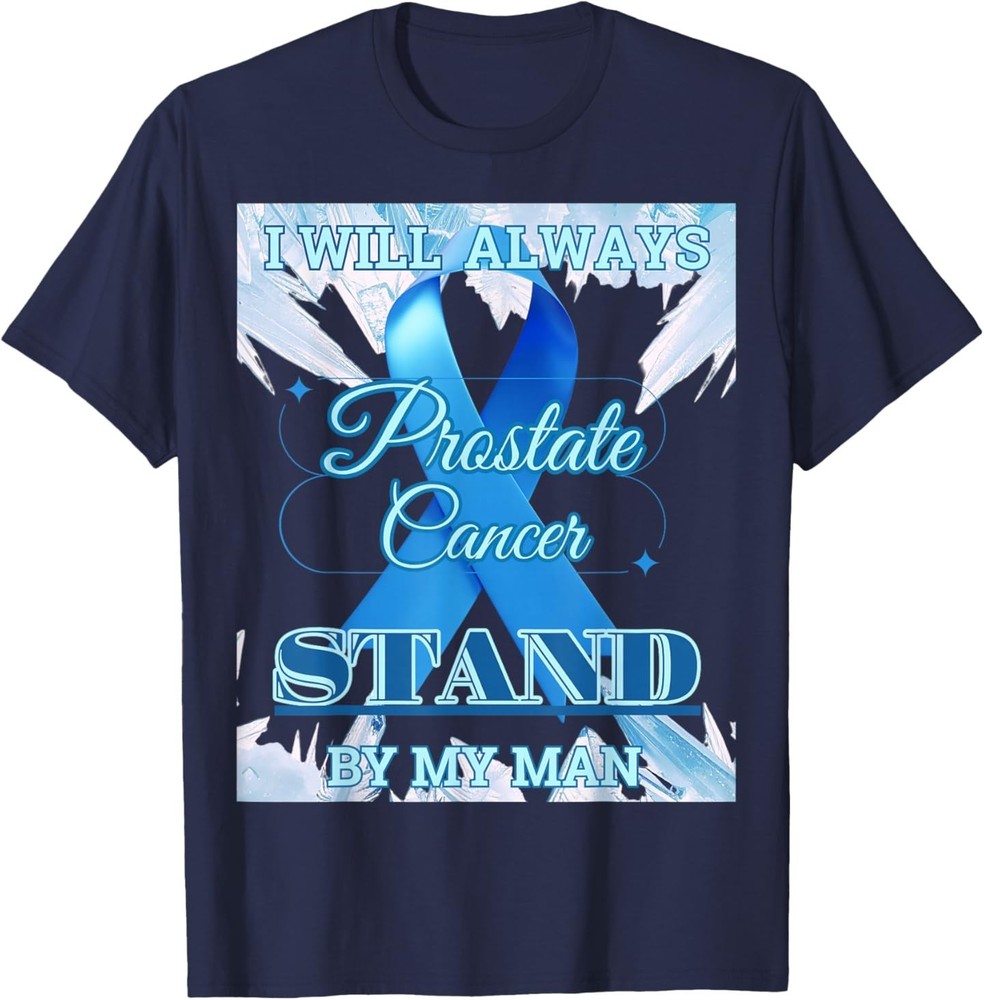 Prostate Cancer Awareness Ribbon ‘The Fight is Real’ T-Shirt