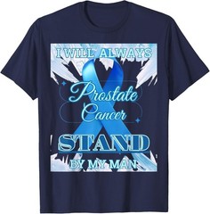 Prostate Cancer Awareness Ribbon ‘The Fight is Real’ T-Shirt